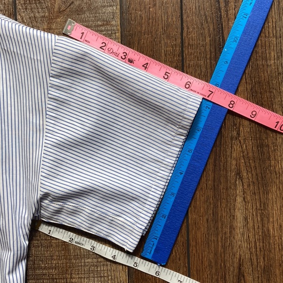 Kookastyle Striped Oversized Button Down Tunic Size Small - Picture 11 of 13